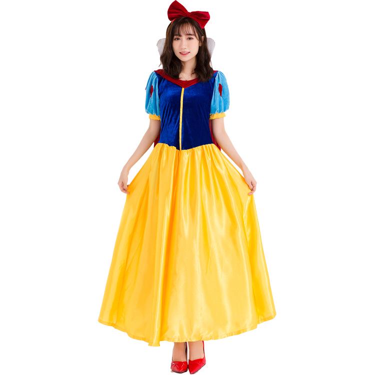 Ενηλίκων Κοστούμι Χιονάτης για Cosplay Αποκριάτικο για Σκηνική Παράσταση