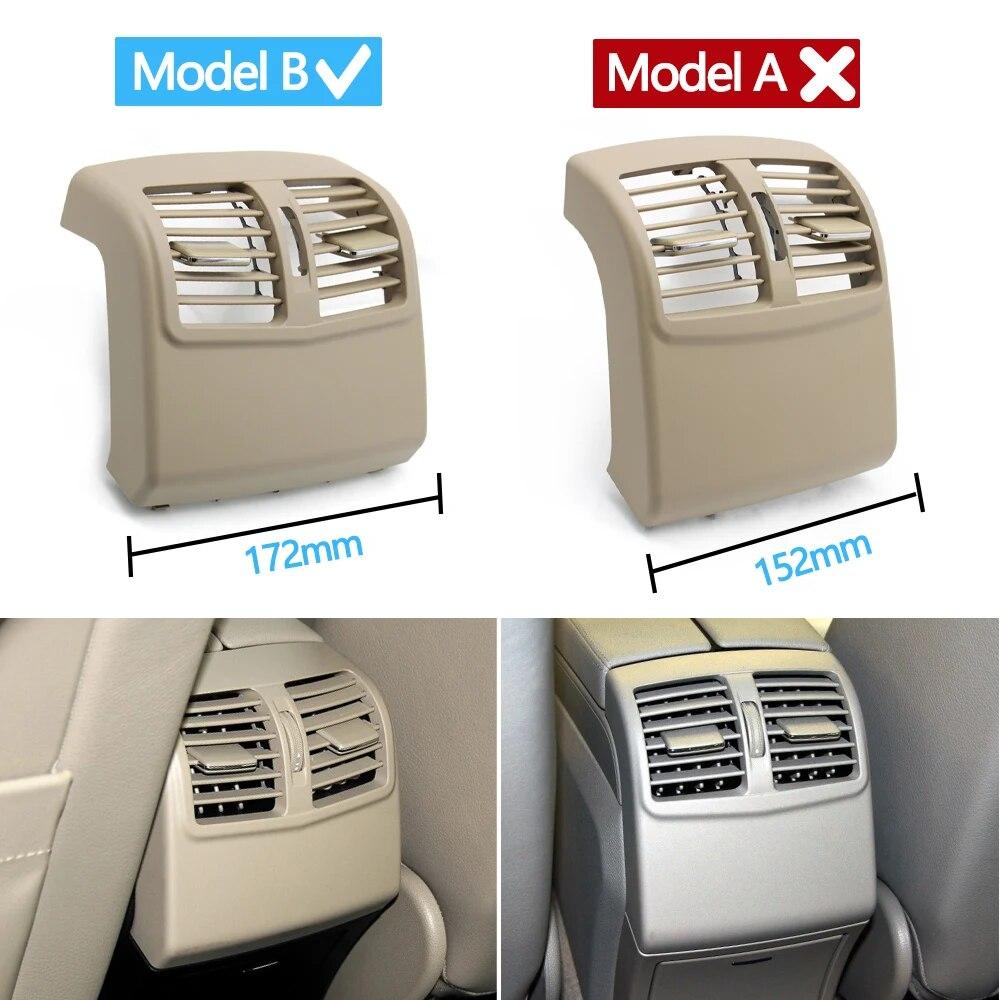 Modell B Bakre Luftkonditionering AC-ventilationsgaller Utloppsskydd för Mercedes Benz W212 E-klass E200 E260 E280 E300 E320 E350 E400