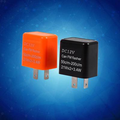 Motocyklový blinkr 2-pinový s nastavitelnou rychlostí LED relé pro blinkry 12V