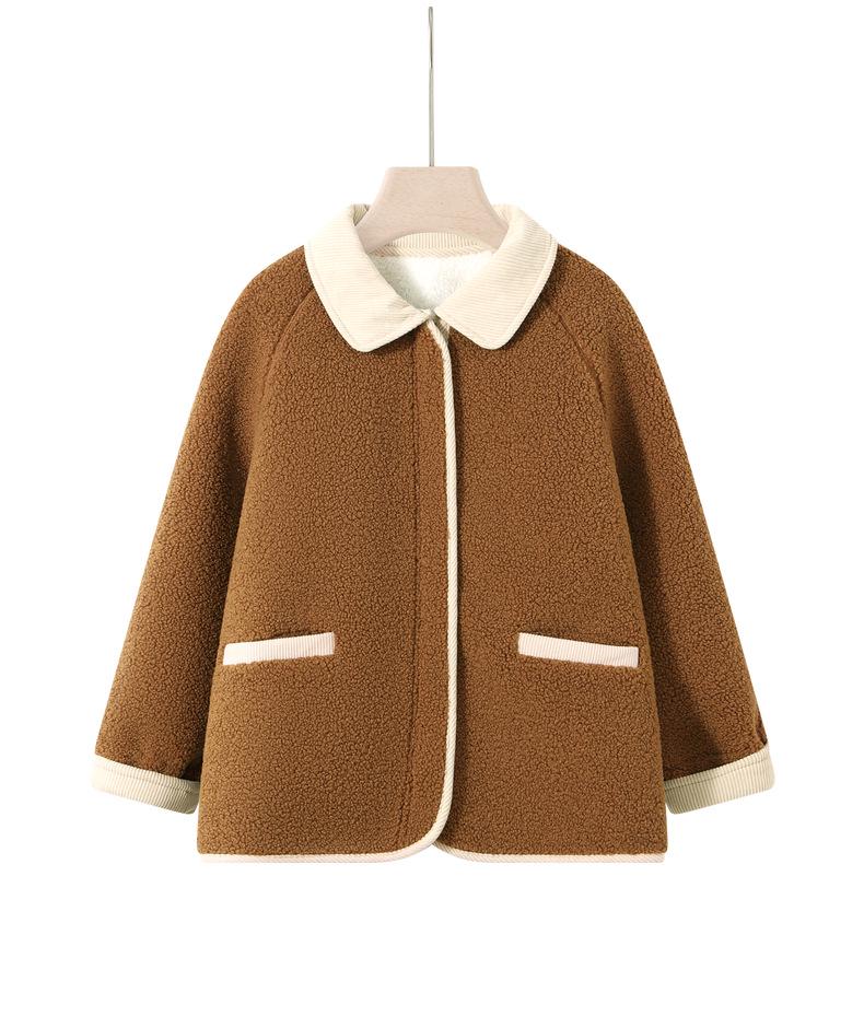 2025 New Cozy Lambswool Coat for Middle-aged & Senior Women - Thickened Velvet Winter Top