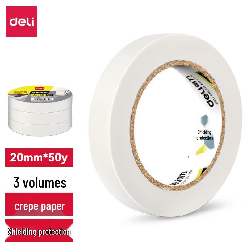 Deli Masking Tape for Painting and Renovation белый