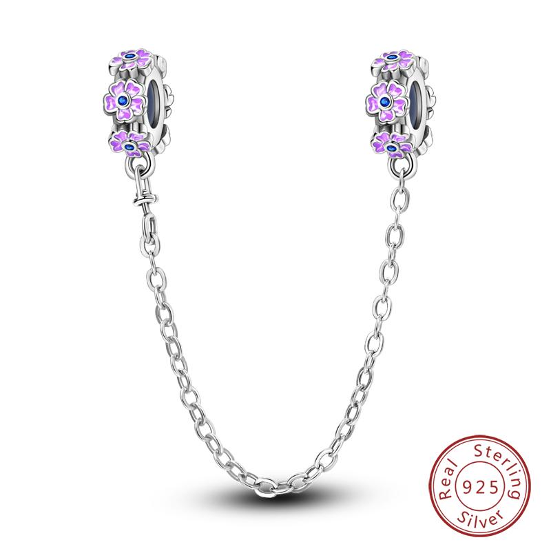 100% Copper Purple Color Series Chameleon Butterfly Balloon Charms Beads Fit Qikaola Original Bracelets Diy Jewelry