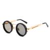 Round Anti-UV Sunglasses 9 Level Dimming Anti-UV Glasses Adjustable Dimming Sunglasses  Men Women