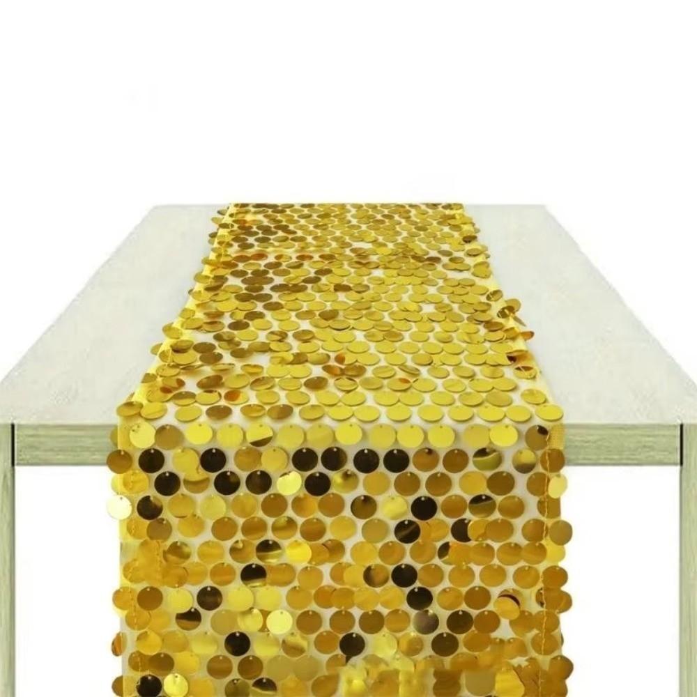 Fish Scale Sequins Table Runner Sparkling Wedding Table Decoration  Underwater Themed Parties