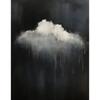 Sky Clouds Cumulus Clouds Dark Night Sky Moon Solar Eclipse Fantasy Moody Art Poster Canvas Painting Wall Pictures Home Decor