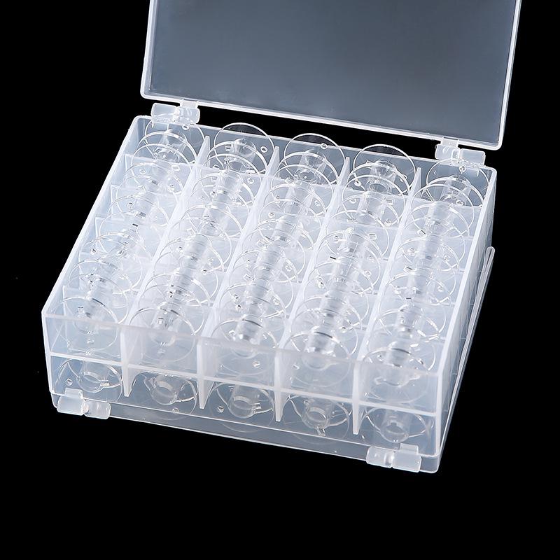 10-Grid/16-Grid/25-Grid/36-Grid/60-Grid Plastic Bobbin Storage Box for Sewing Machine Threads