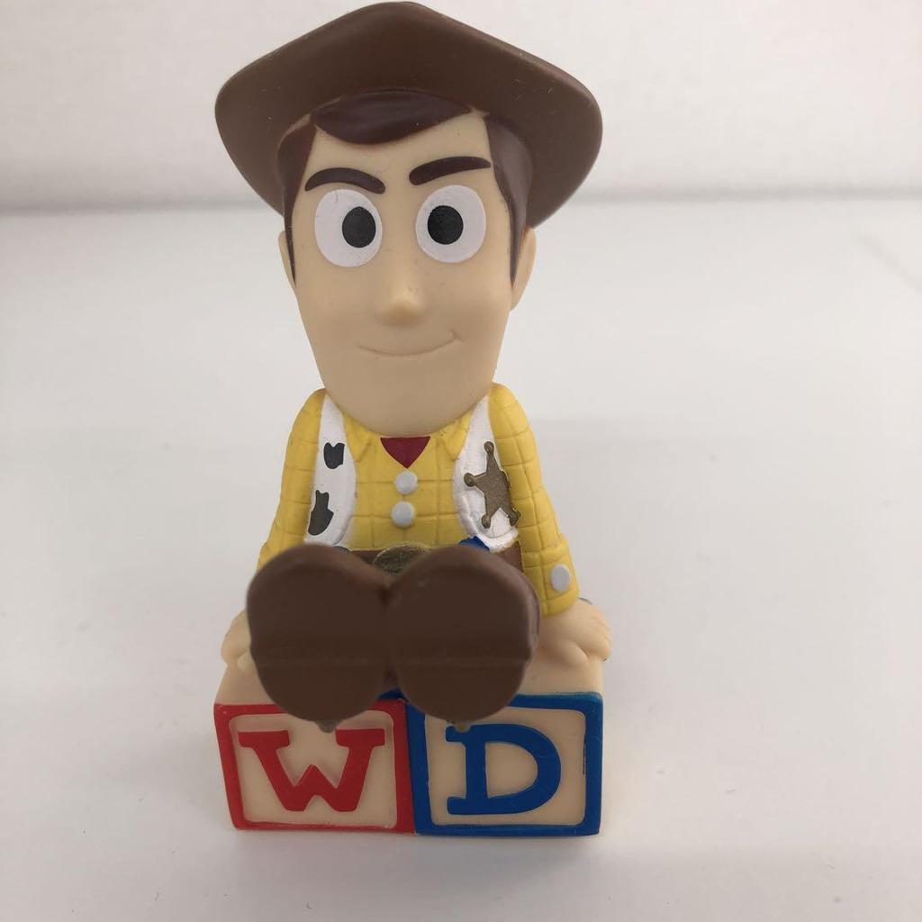 [USED] Woody figure with block, approx. 10cm