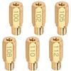 Jetsetmoto Main Jet Keihin PWK Hexagon Large (6mmX16.5mm) #100#102#105#108#110#112 Main