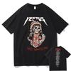 God Wants You Kanye West T-Shirt mit doppelseitigem Druck für Herren, kurzärmelig, modisch, Tribal-Totenkopf-Grafik, Sommer-Tops für Männer und Frauen