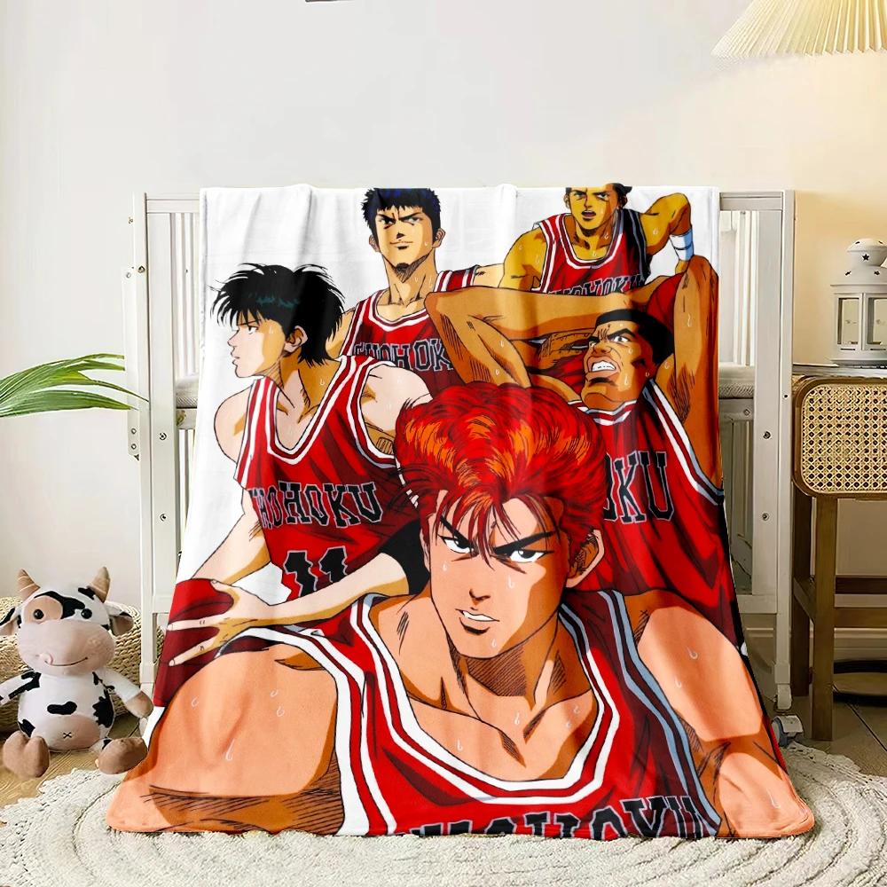 SLAM DUNK HD Print Blanket.Exquisite,Comfortable and soft,Nap,travel,work,living Room,bedroom,Chair,sofa,Picnics,Blankets,Gift