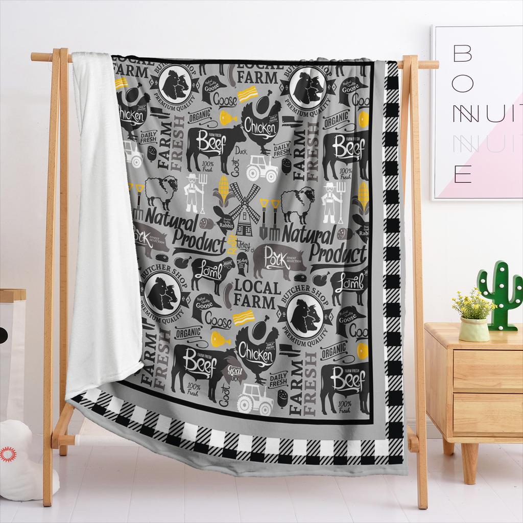 Blanket Flannel Blanket Traveling Rv 3D Digital Printing Blanket Blanket