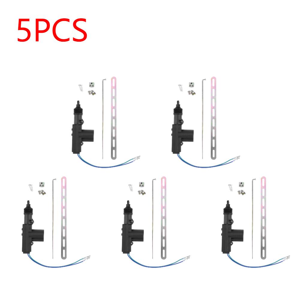 

1-10 шт. Дверной центральный замок с электроприводом 12 В, 2/5 проводов, привод для дистанционного управления центральным замком автомобиля, автомобильная сигнализация, охранная система