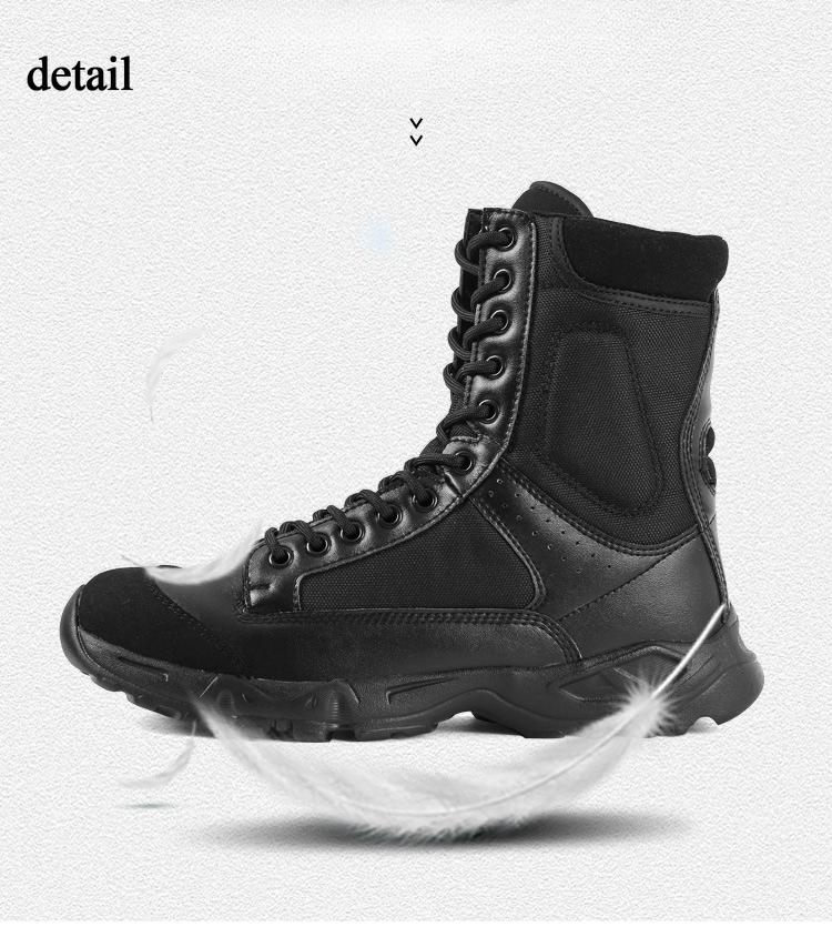 Men's Hiking Boots Military Tactical Boots Outdoors Desert Boots Lightweight Breathable Work Boots for Men Waterproof Non-Slip Motorcycle Combat Boots