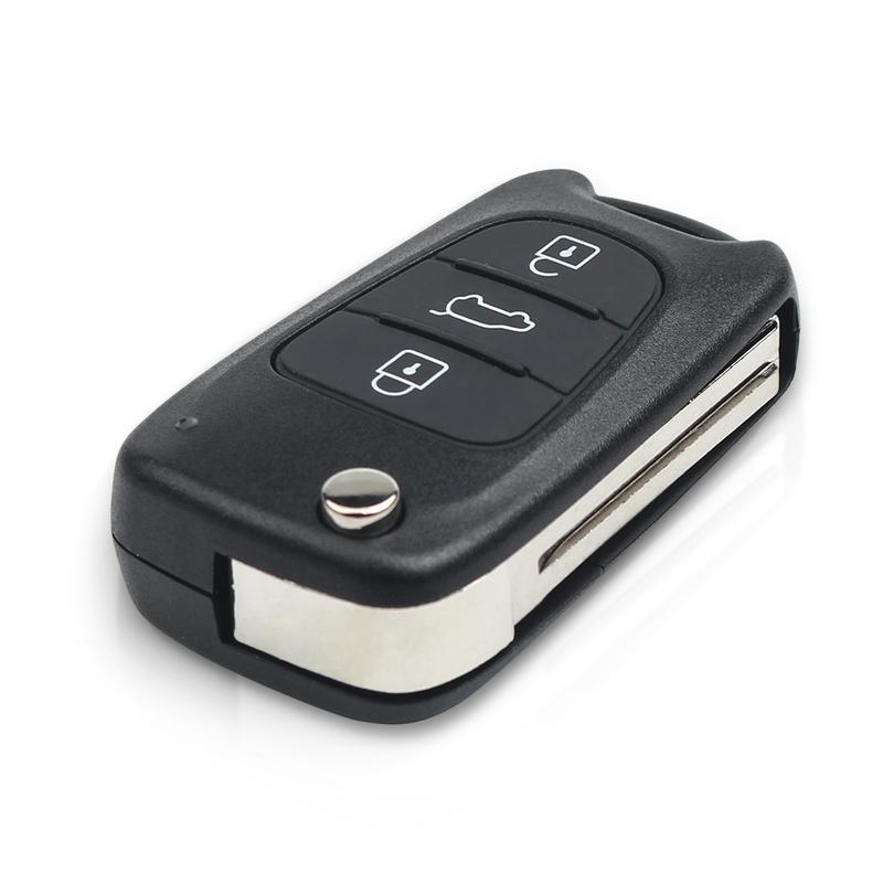 KEYYOU Für Kia K2 K3 Rio 3 Picanto Ceed Cerato Sportage Für Hyundai I20 I30 IX35 I35 Klapp-Fernbedienungs-Autoschlüsselgehäuse Fob Leere Hülle