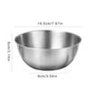 Multi Functional Stainless Steel Basin Food Grade Cooking Basin Vegetable Washing Bowl Heavy Duty Cooking Serving Bowl Salad