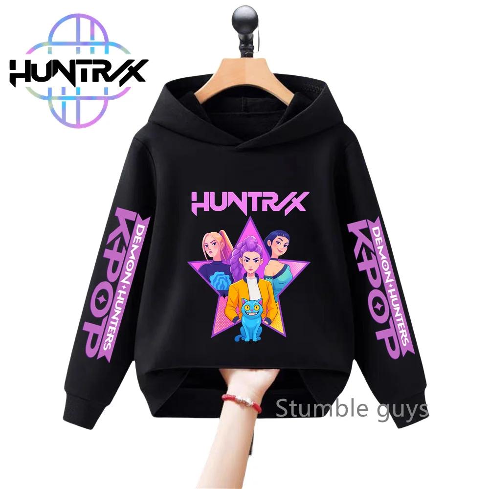 

Autumn Kids Hoodie KPop Demon Hunters Long Sleeve Sweatshirt Sportswear Anime 11-12Y