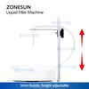 ZONESUN ZS-M90 Peristaltic Pump Semi-automatic Digital Control CNC Weighing Filling Machine Perfume Solution Filler