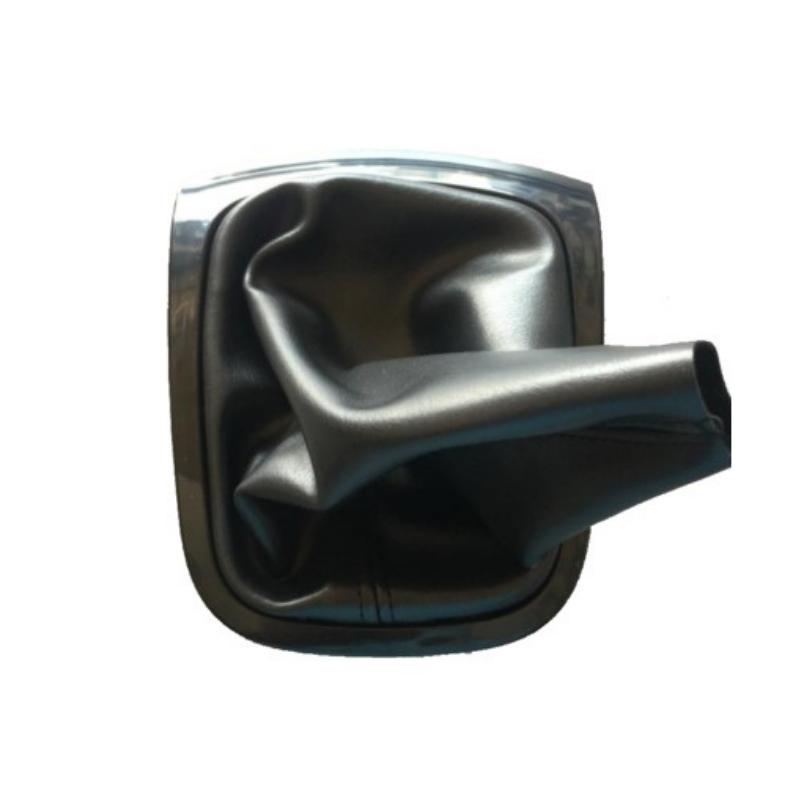 

Чохол на гетри для Renault Megane 3 Fluence 2009-2016 зі штучної шкіри чорно-сірий колір OEM 969358108R чорний