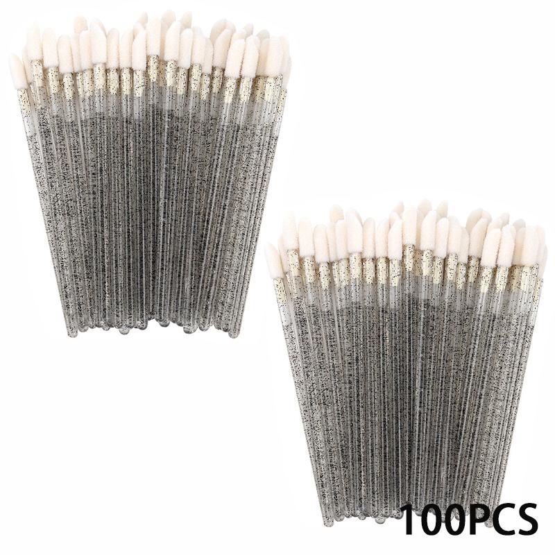 Wholesale 100/300PCS Disposable Lip Makeup Brushes - Lipstick Applicator Wands,  Eyelash Extension Beauty Tools Accessories