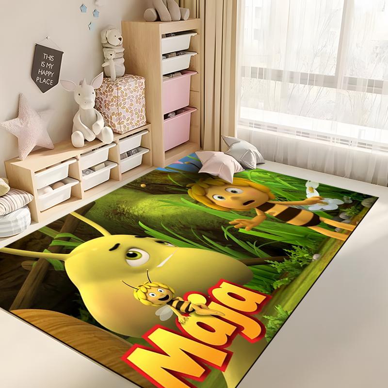 15 Sizes Bee M-Maya Rugs for Living Room Bedroom Dining Kitchen Office Bathroom Non-Slip Large Decor Carpet Alfombra Rugs