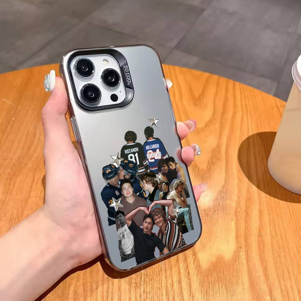 H-Heated Ice Hockey R-Rivalry Phone Case For iPhone17,16,15,14,13,12,11 Plus,Pro Max Black Candy silver phone case