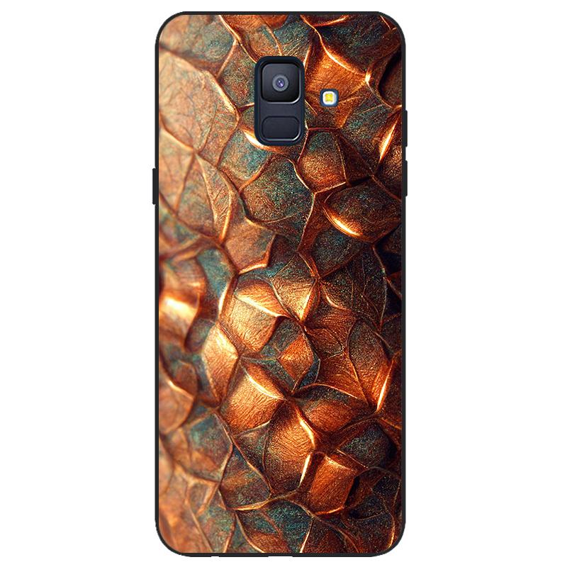 For Samsung Galaxy A6 2018 Silicone Case SIM SM A600 A600F Phone Case Tpu Case Coque Samsung Galaxy A62018 black