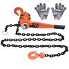 3 Ton/6000 Lbs Hand Chain Hoist Heavy Duty Garage Hoist Anti-Slip Steel Ratchet Lever Hoist With Hook For Garage Workshop