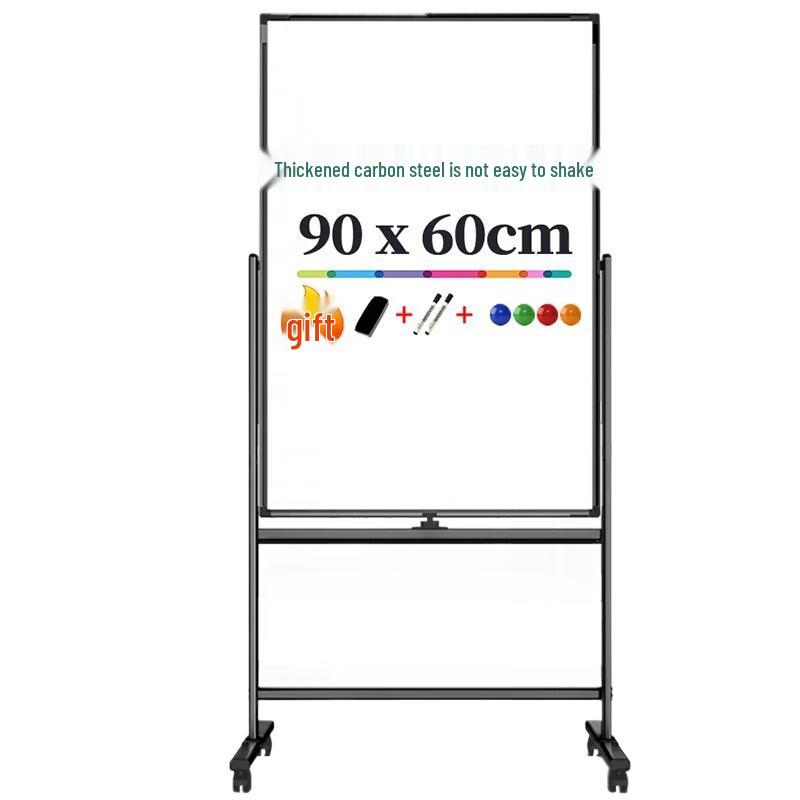 Deli 90x60cm Magnetic Double-Sided Whiteboard with Mobile H-Frame Stand