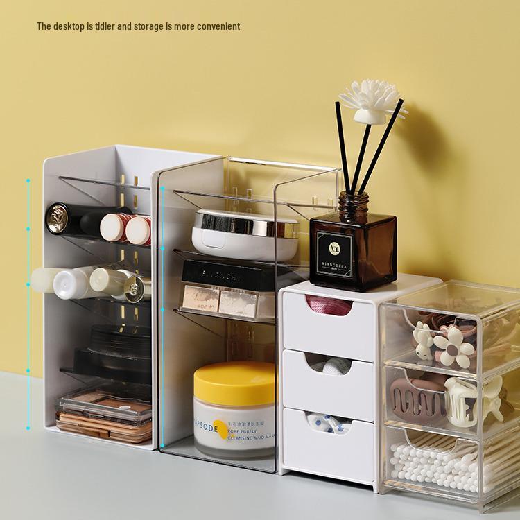 Clear Mirror Cabinet: Compact Storage for Makeup & Lipstick