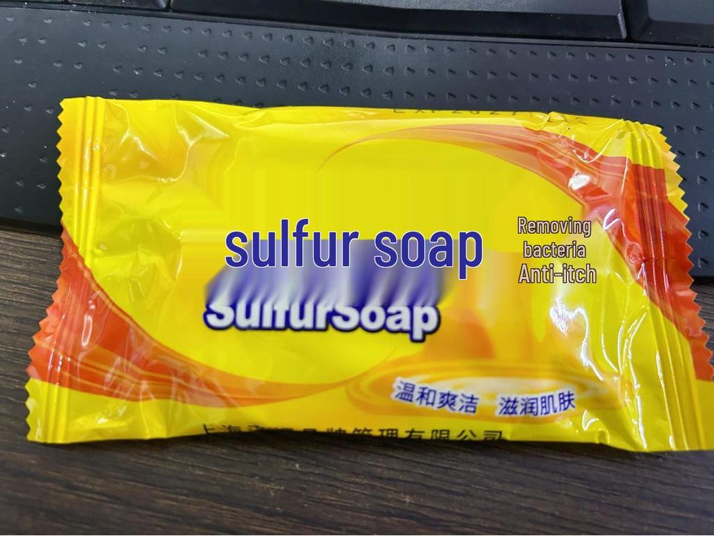 Sulfur Soap for Men & Women: Face, Hand, Body Cleansing