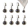 4pcs Solid Metal Ball Curtain Drape Holder Heavy Duty Table Cover Pendant Clips  Home Dining
