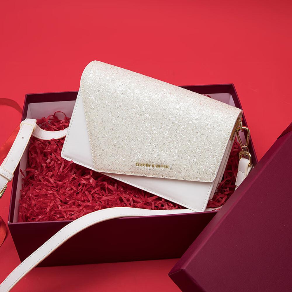 Women's bag new 2023 sequin bag small square bag shoulder bag crossbody bag to send girlfriend 20.5cm high 13cm wide 7cm