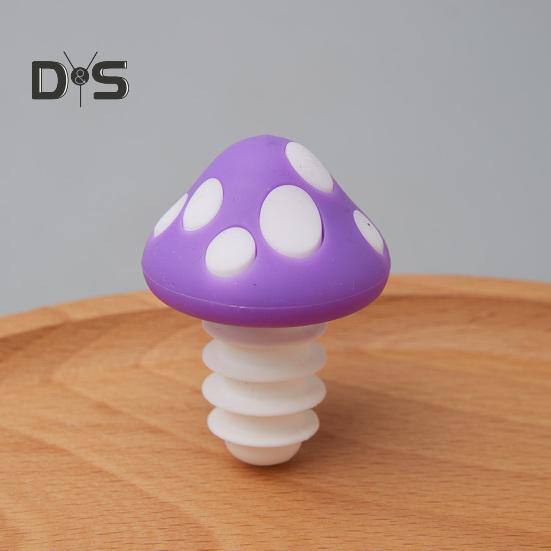 Silikonové zátky na láhve na víno Láhev ve tvaru houby Konzervátor čerstvosti korku na víno Netěsnost do kuchyně Gadget