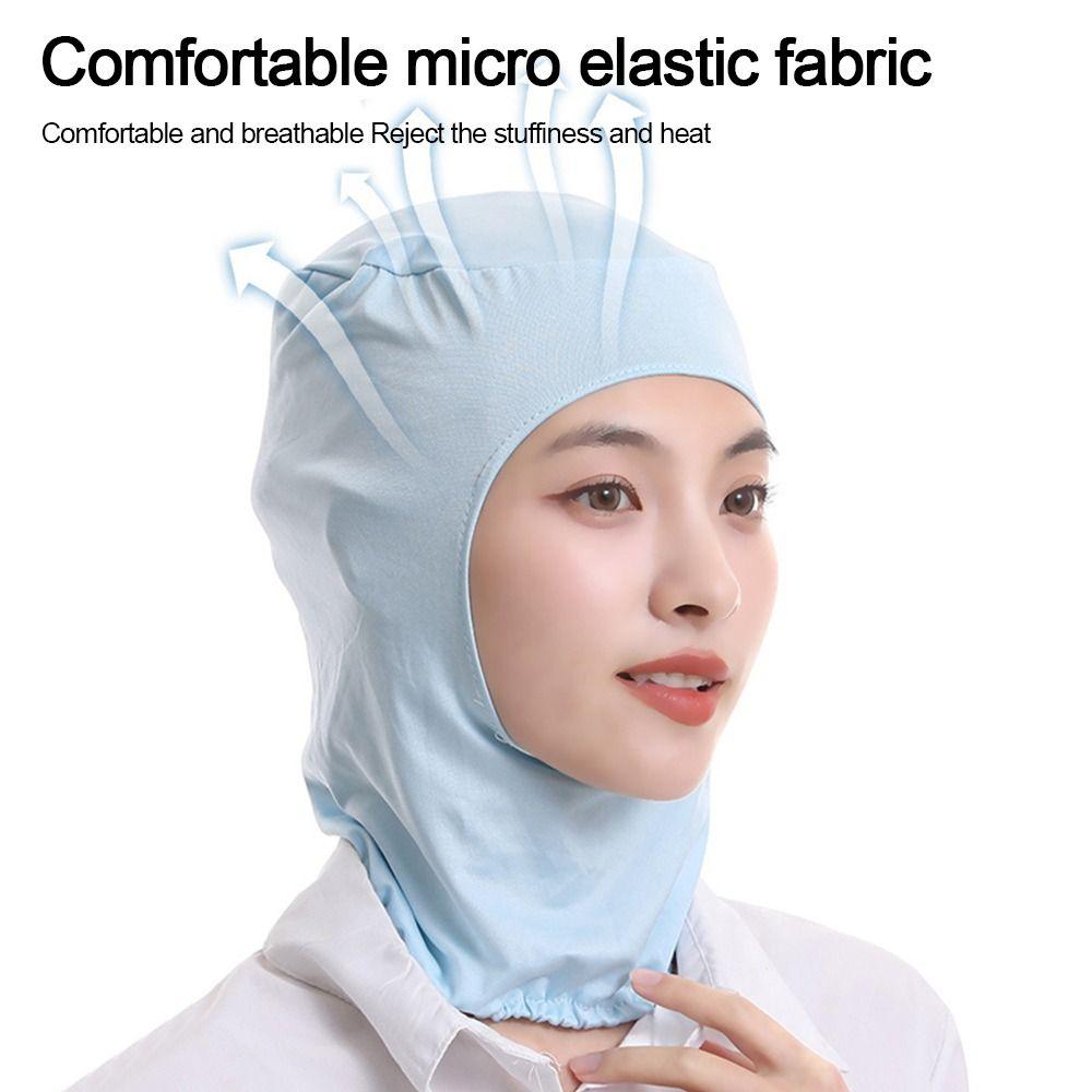 Breathable Work Cap Elastic Work Hat New Balaclava  Food Factory