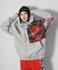 W Graffiti Real Street Hoodie Gray
