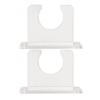 2pcs Baseball Bat Holder for Vertical Display Sturdy Acrylic Bat Hanger Baseball Bat Wall Mount Display Rack