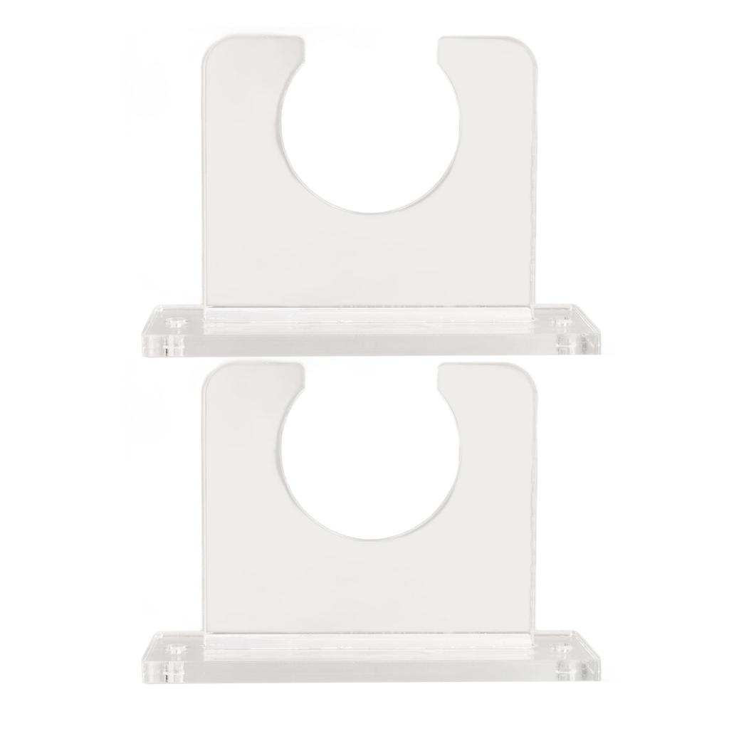 2pcs Baseball Bat Holder for Vertical Display Sturdy Acrylic Bat Hanger Baseball Bat Wall Mount Display Rack