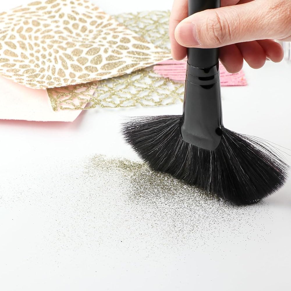 DFsucces Hair Cleaning Brush for Cleans Plastic Large Small Brush Set Brush, Figures, Soft, Ultra-Fine Fiber, Dust, Anti-Static, Models, Gunpla,
