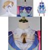 Halloween Carnival Party Costume Genshin Impact Kamisato Ayaka Cosplay Wig Dress