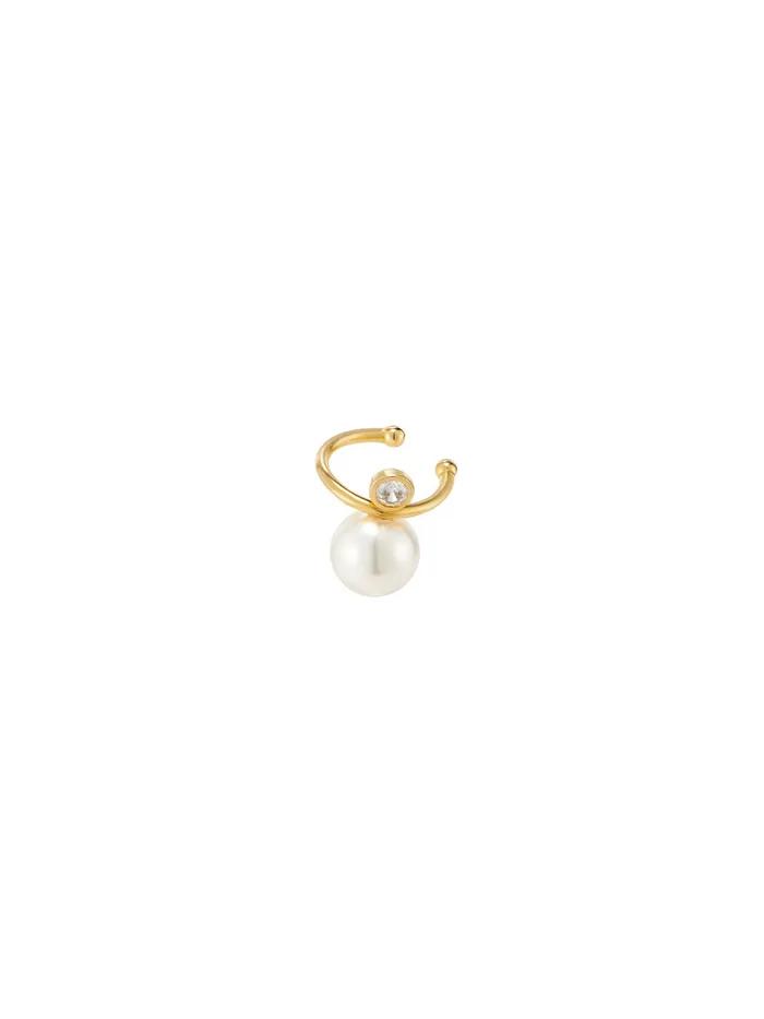 [Silver 925] Point Pearl Mix Ear Cuff_EC1705
