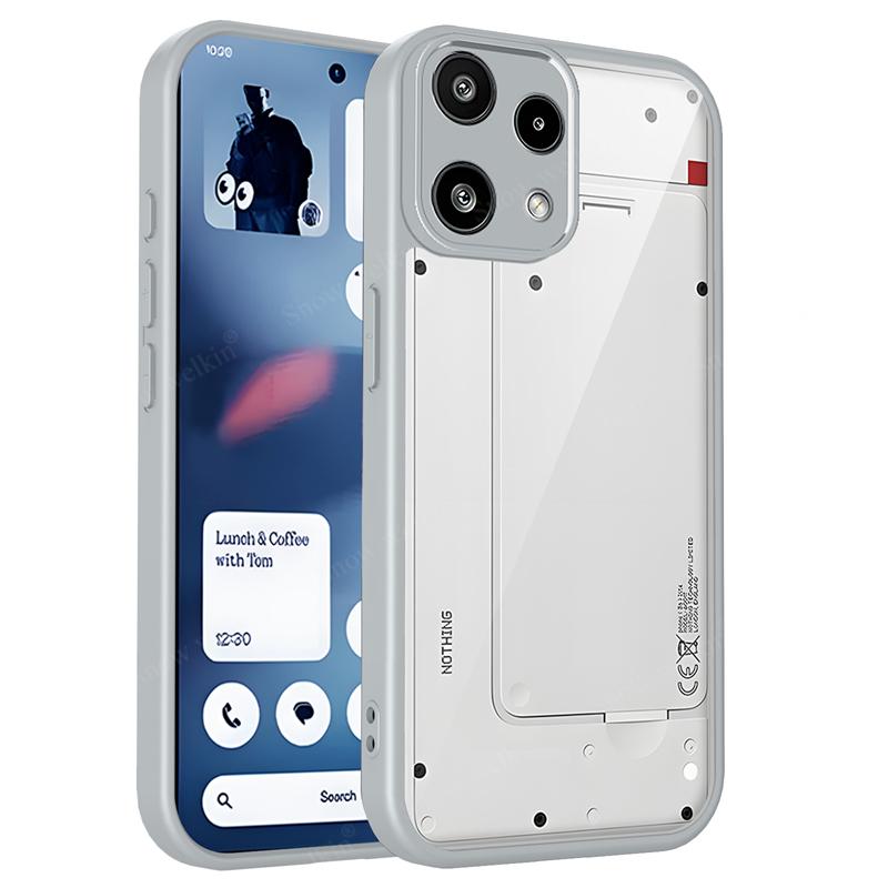 Transparent Silicone Case For Nothing Phone 3A Lite NothingPhone 3A Lite 3ALite Pro PC Back TPU Bumper Shockproof Phone Cover