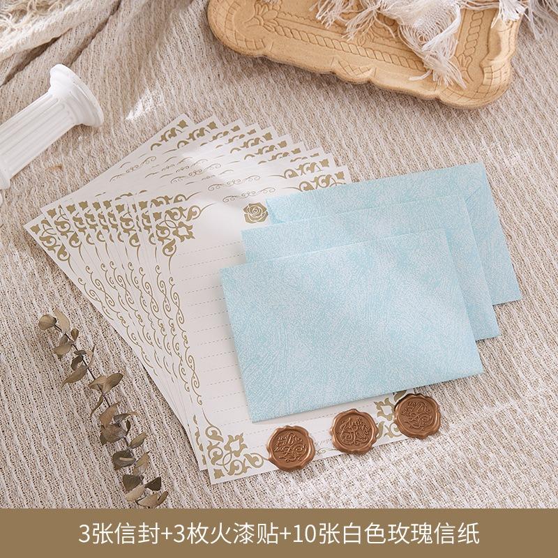 Chinese Style Envelope Letter Set With Wax Seal For Invitation