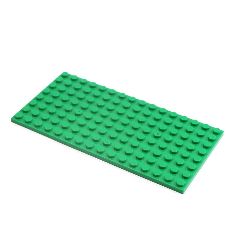 4 Pieces Base Plate 8x16 Dots Assemble Particles Building Blocks 92438 Bricks Set DIY Classic Educational Toys for Boys Girls