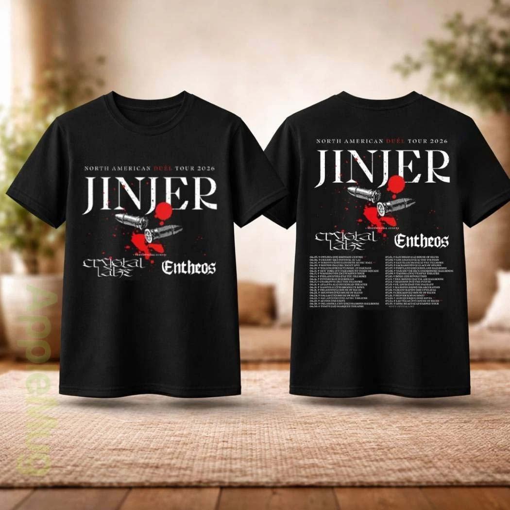 JINJER North American Duél Tour 2026 T-shirt S