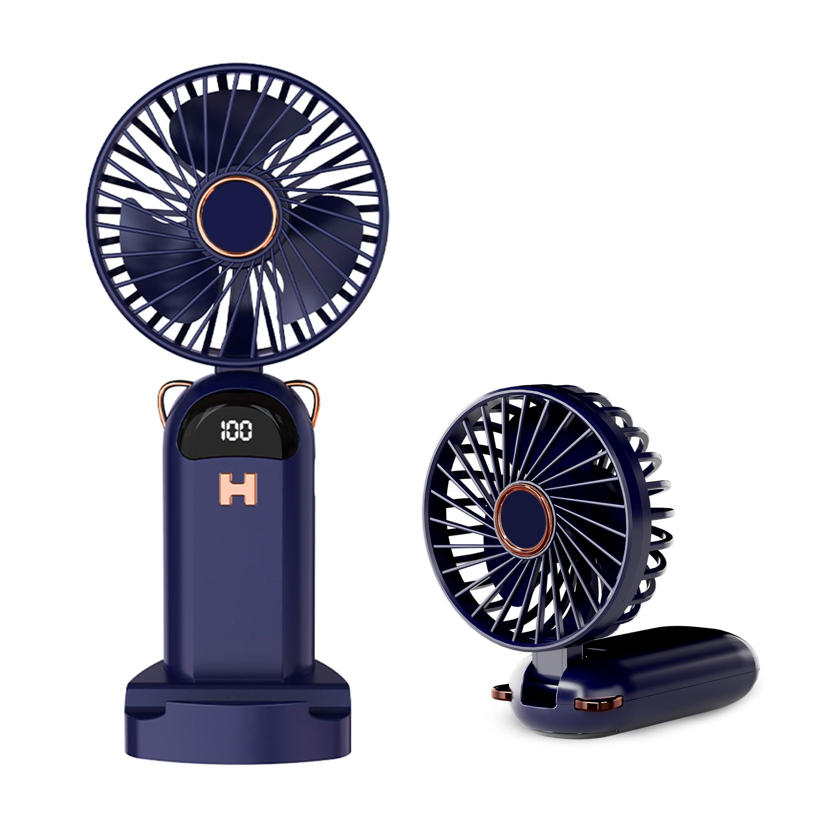 

Handy Portable Fan 2025 High Aromatherapy Sheet USB Instruction Manual Blue [Summer Model] Airflow, Quiet, 3-Way (Handheld, Neck-Mounted, Tabletop), синій