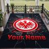 Custom Text Printed Rug Eintracht Frankfurt Non Slip Floor Carpet For Home Room Decor