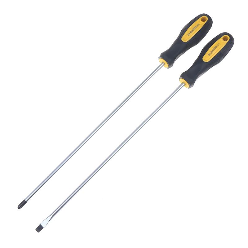 Šroubovák s dlouhou rukojetí Plochý Křížový Magnetické bity šroubováku Protiskluzové Ruční nářadí Šroubovák Šroubovák na šrouby a šrouby