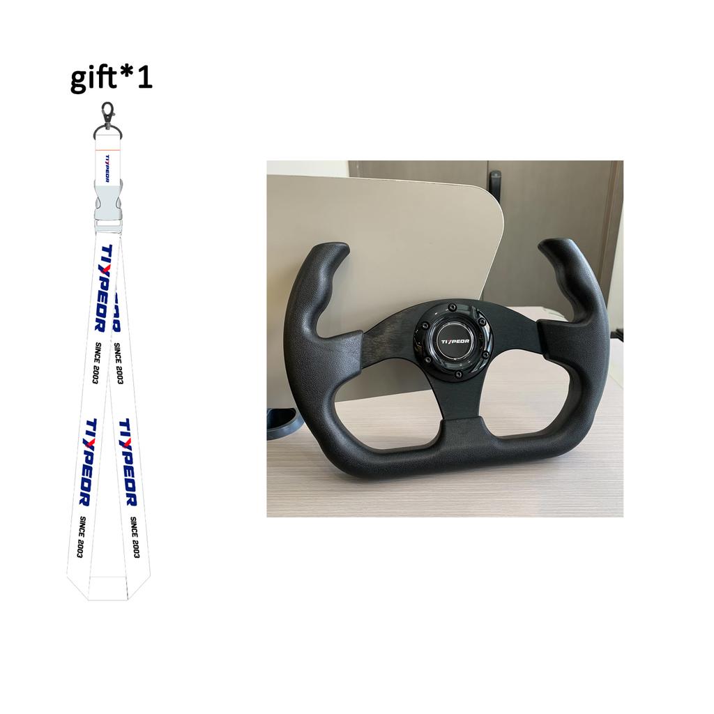Universal 330mm PU Car Steering Wheel with Multiple Color Durable Comfort Grip Wheel for Vehicle