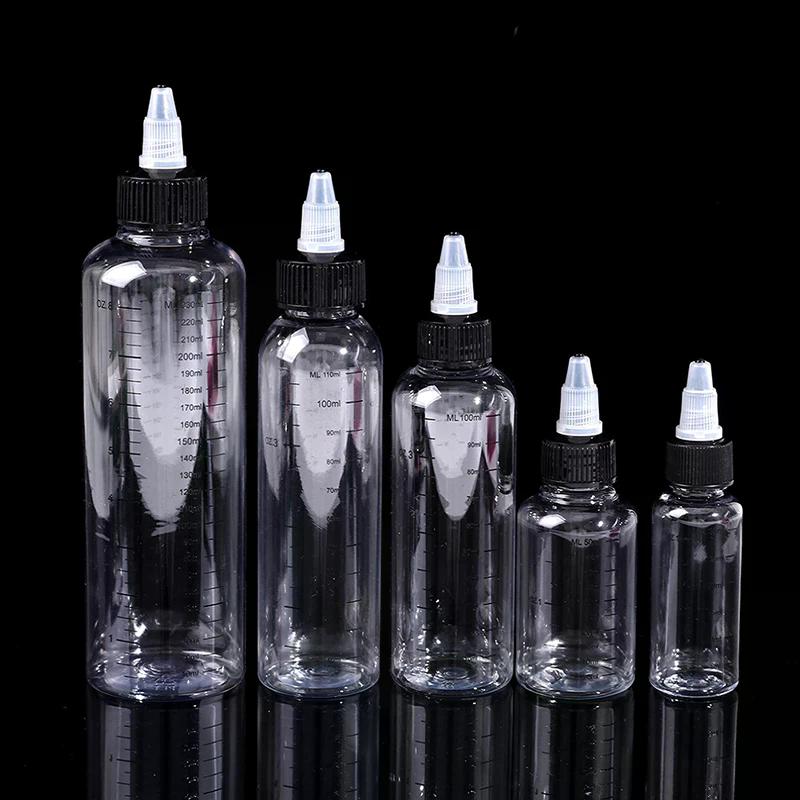 30ml-250ml Plastic PET Liquid Capacity Dropper Bottles For Pigment Ink Containers