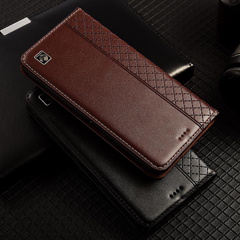 Nappa Genuine Leather Case for Realme 7 8 7i 8i 8s 9 9i Pro Plus Magnetic Flip Cover Wallet Phone Cases